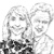 Bill and Hillary Clinton, Caricature, Editorial Illustration